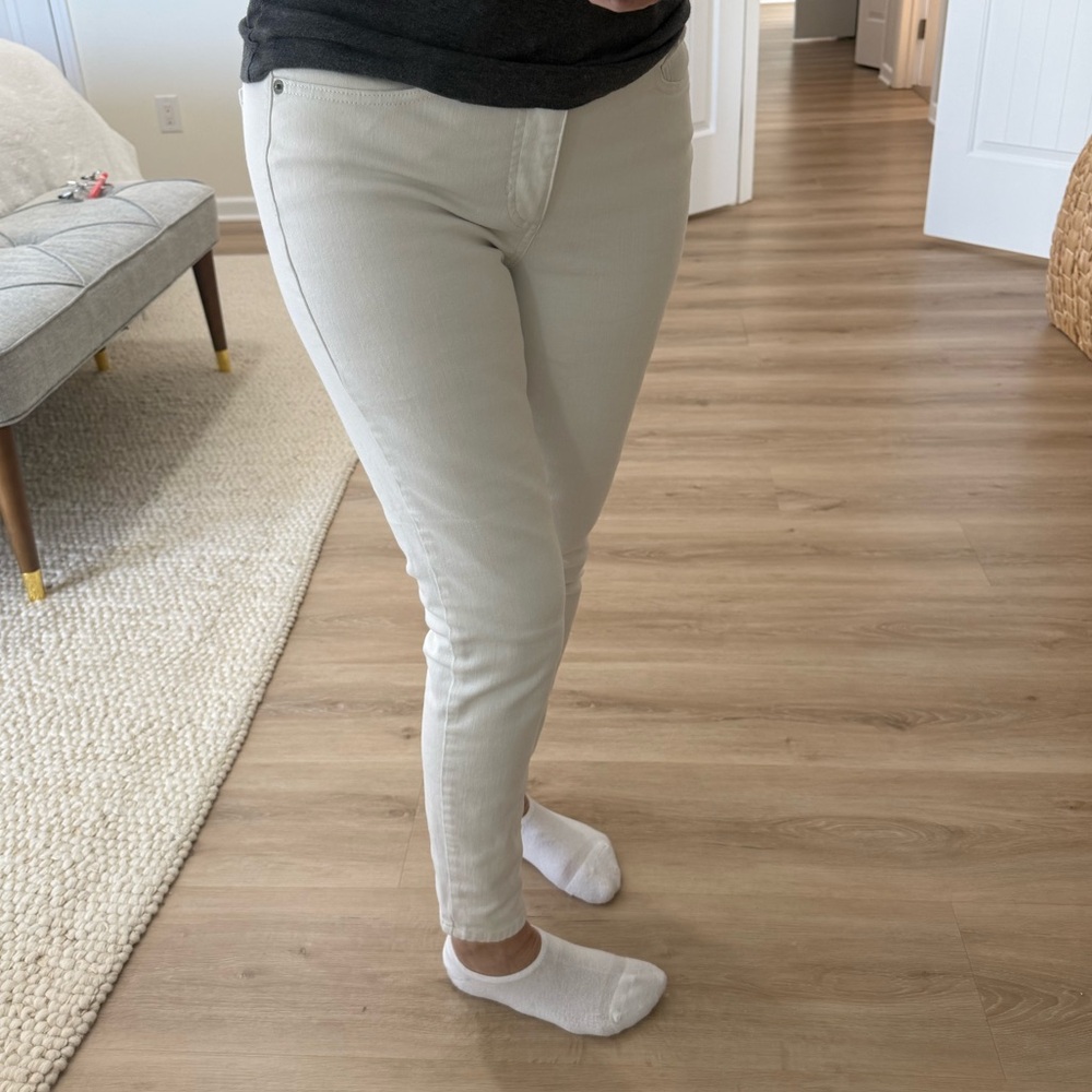 Banana Republic White Denim Women's Skinny Jeans